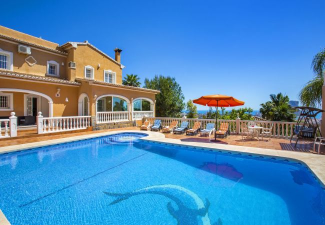 Villa en Calpe - Villa Malie - Villa de lujo con vistas al mar y jacuzzi