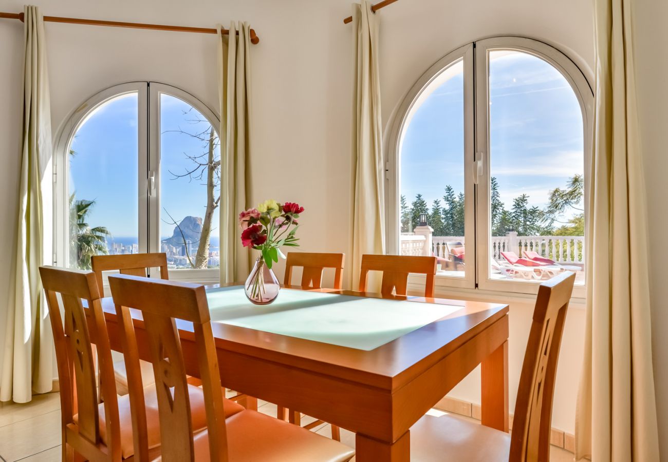 Villa en Calpe - Bellavista - Villa con vistas panoramicas al mar y amplias terrazas