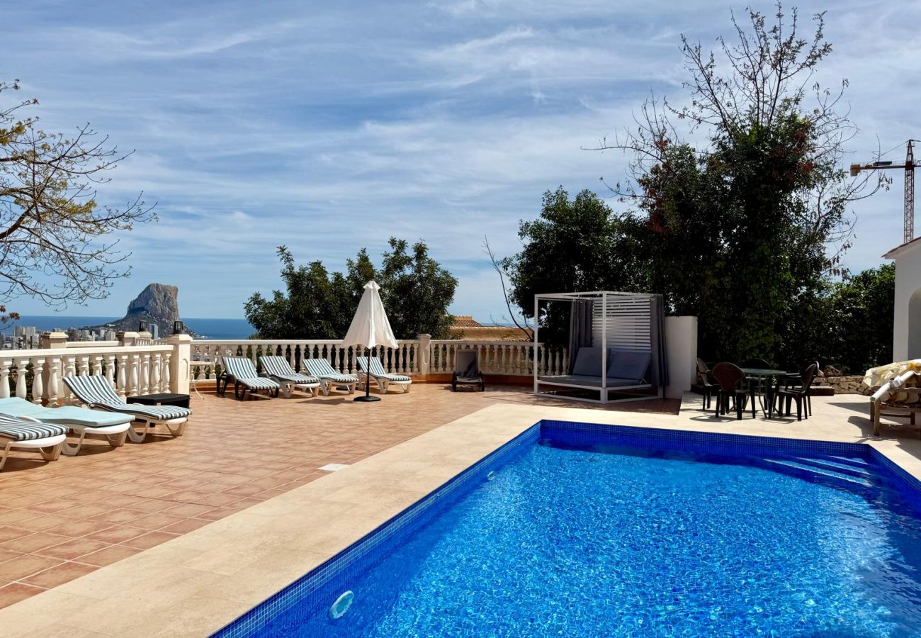 Villa en Calpe - Bellavista - Villa con vistas panoramicas al mar y amplias terrazas