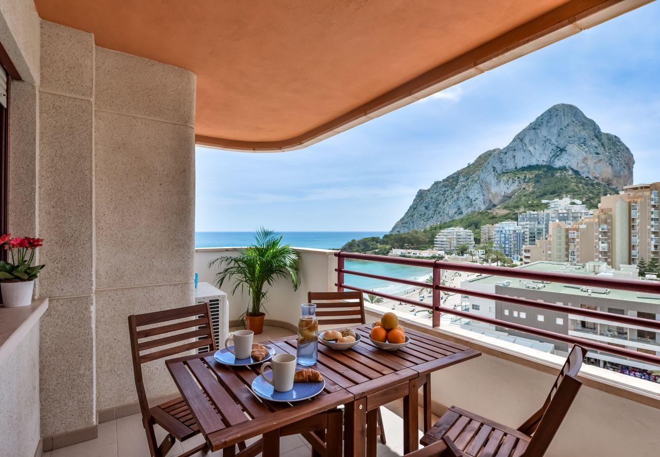 Apartamento en Calpe - Zafiro 18B - Apartamento en primera linea con vistas la mar y acceso directo a la playa