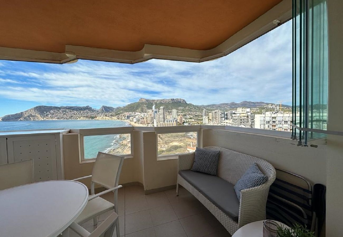 Apartamento en Calpe - RUBINO - Apartamento en primera linea con vistas la mar y acceso directo a la playa