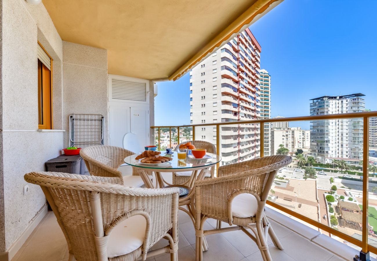 Apartamento en Calpe - AMBAR 18B - Apartamento con vistas al mar muy  cerca de la playa y supermecados