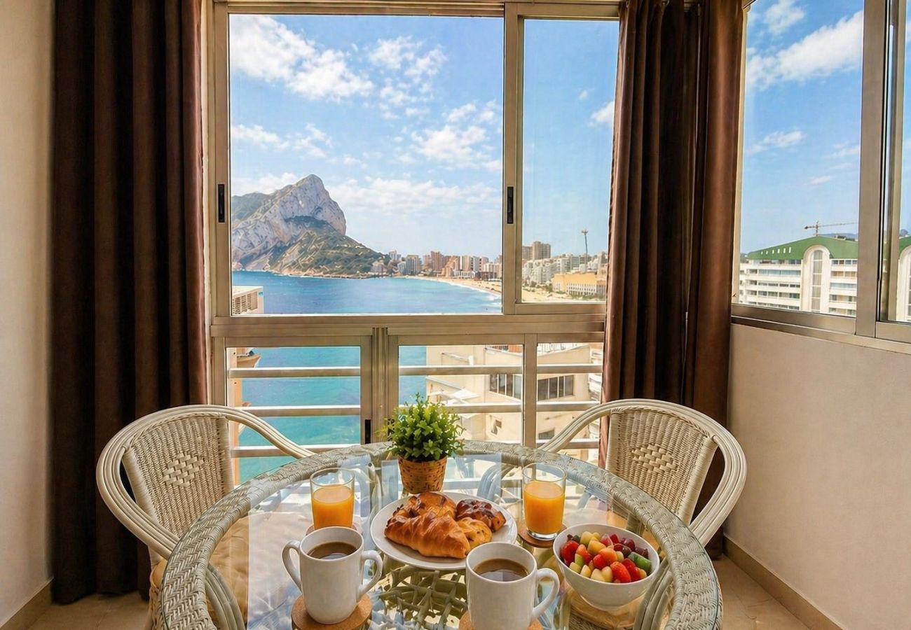 Estudio en Calpe - HORIZONTE 803 - Estudio en primera linea con vistas impresionantes al mar