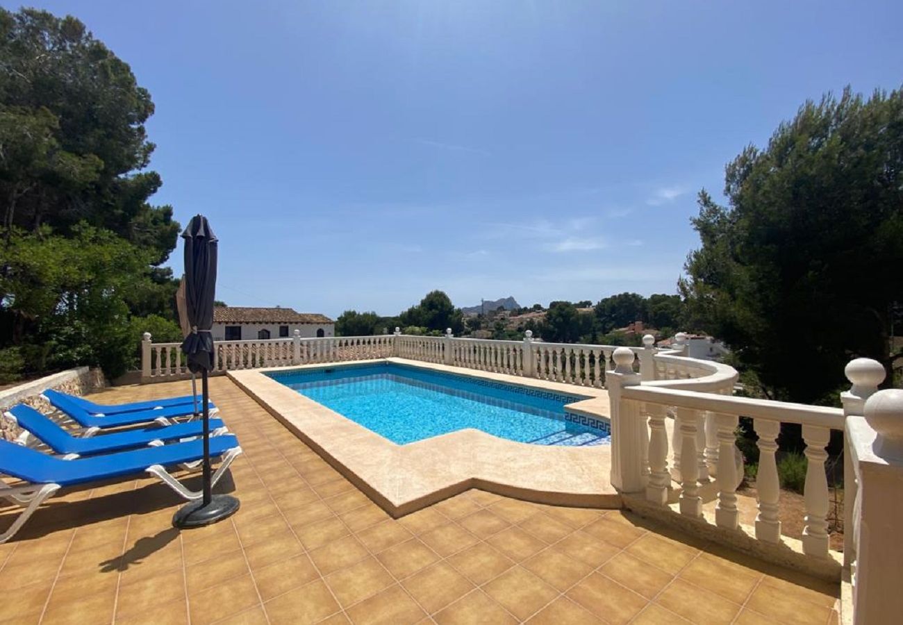 Villa en Benissa - ANDROMEDA - Villa con piscina privada con vistas al peñón de Ifach
