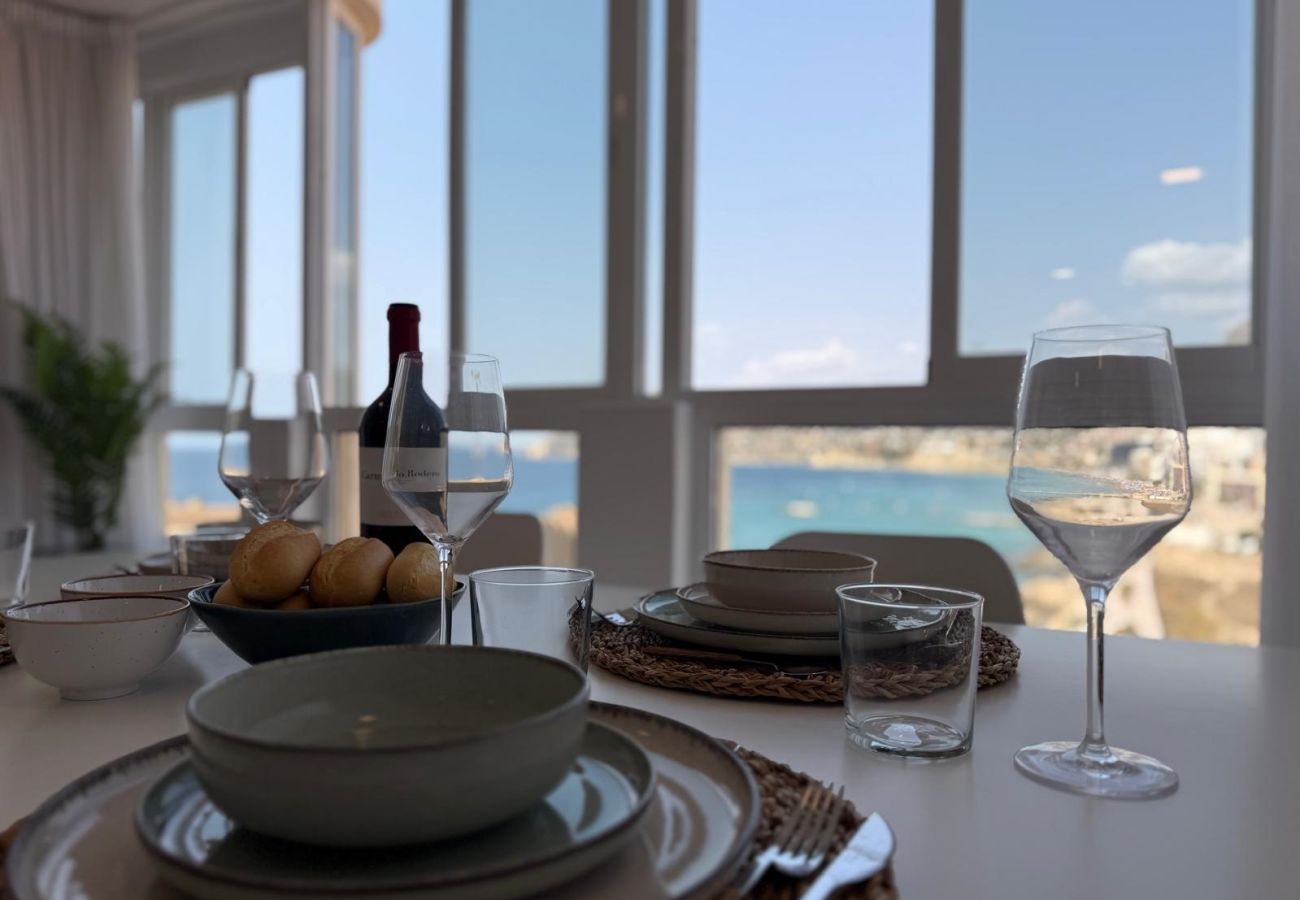 Apartamento en Calpe - RUBINO 9A - Apartamento con vistas al mar y piscina comunitaria