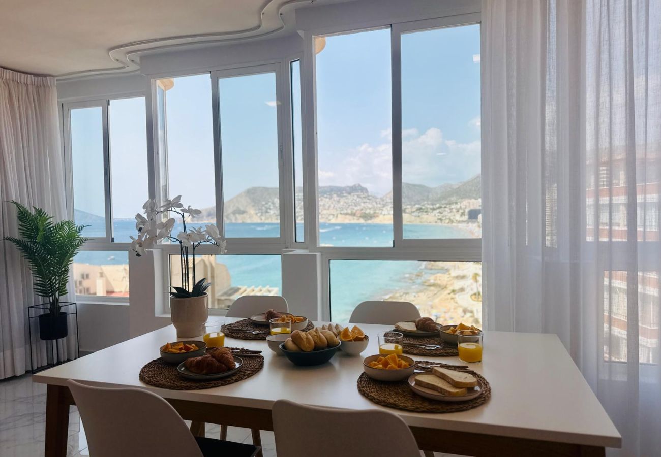Apartamento en Calpe - RUBINO 9A - Apartamento con vistas al mar y piscina comunitaria