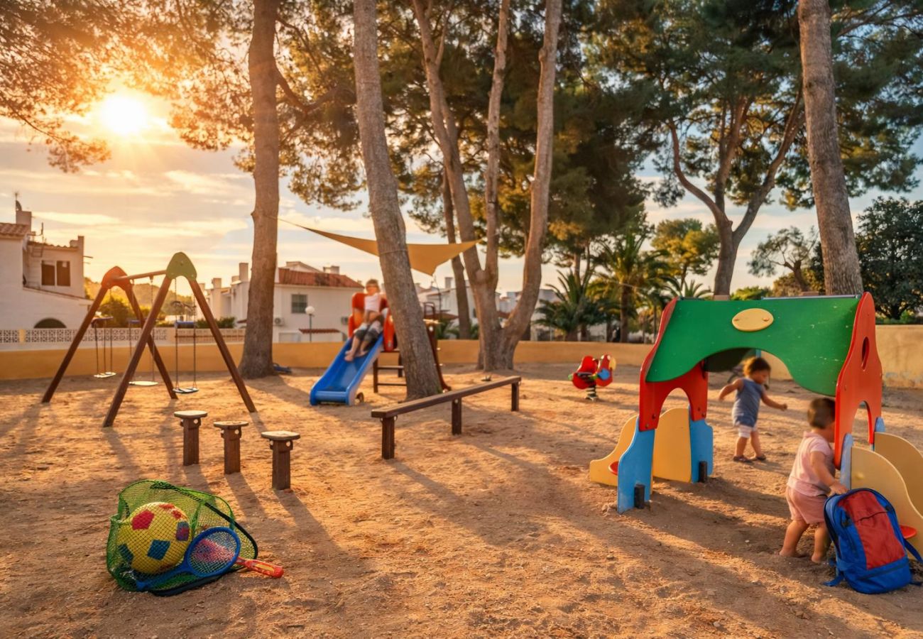 Casa adosada en Calpe - Calpe Park, casa adosada con terraza y piscina · ideal para familias · parking incluido