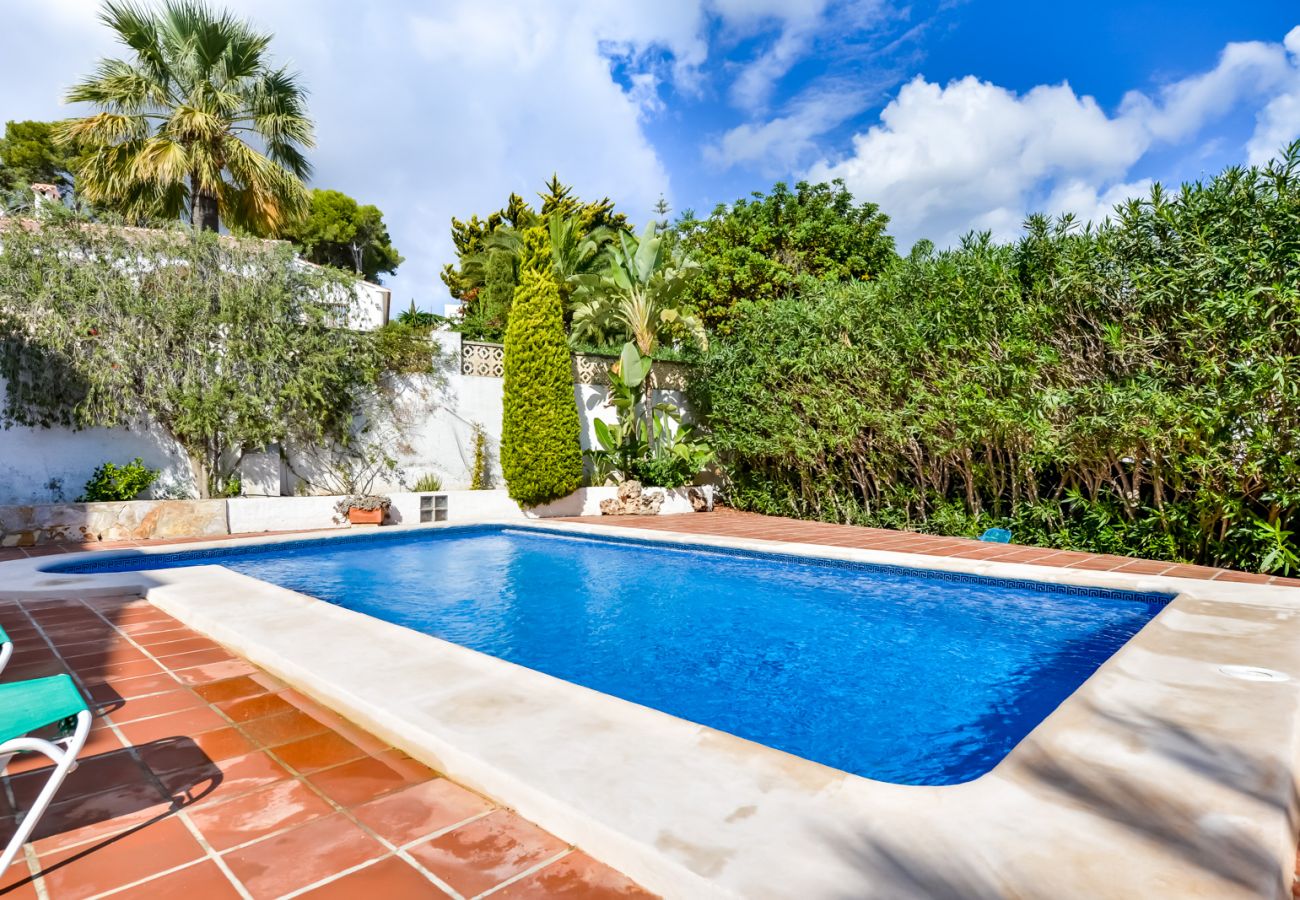 Villa in Moraira - VILLA SERENA, holidays house in Moraira with sea views in a quiet area