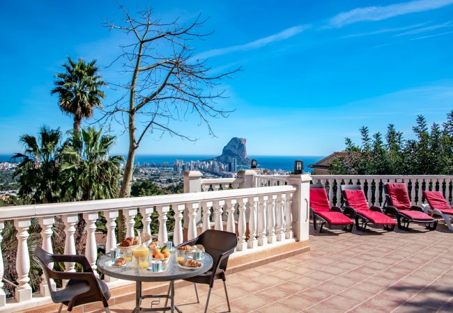 Villa in Calpe / Calp - Bellavista - Villa with panoramic sea views and large terraces