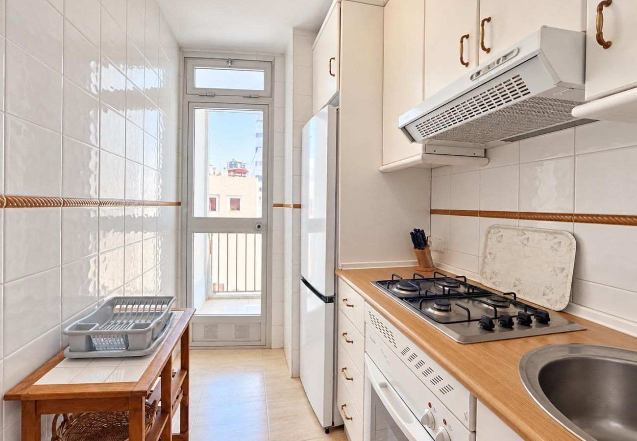 Apartment in Calpe / Calp - Aguamarina 36D - Beachfront apartment with a community pool