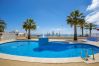 Appartement à Calpe - BELLE APARTMENT DE UN CHAMBRE AVEC GRAND TERRACE ET VUE SUR LA MER- PREMIER LINE