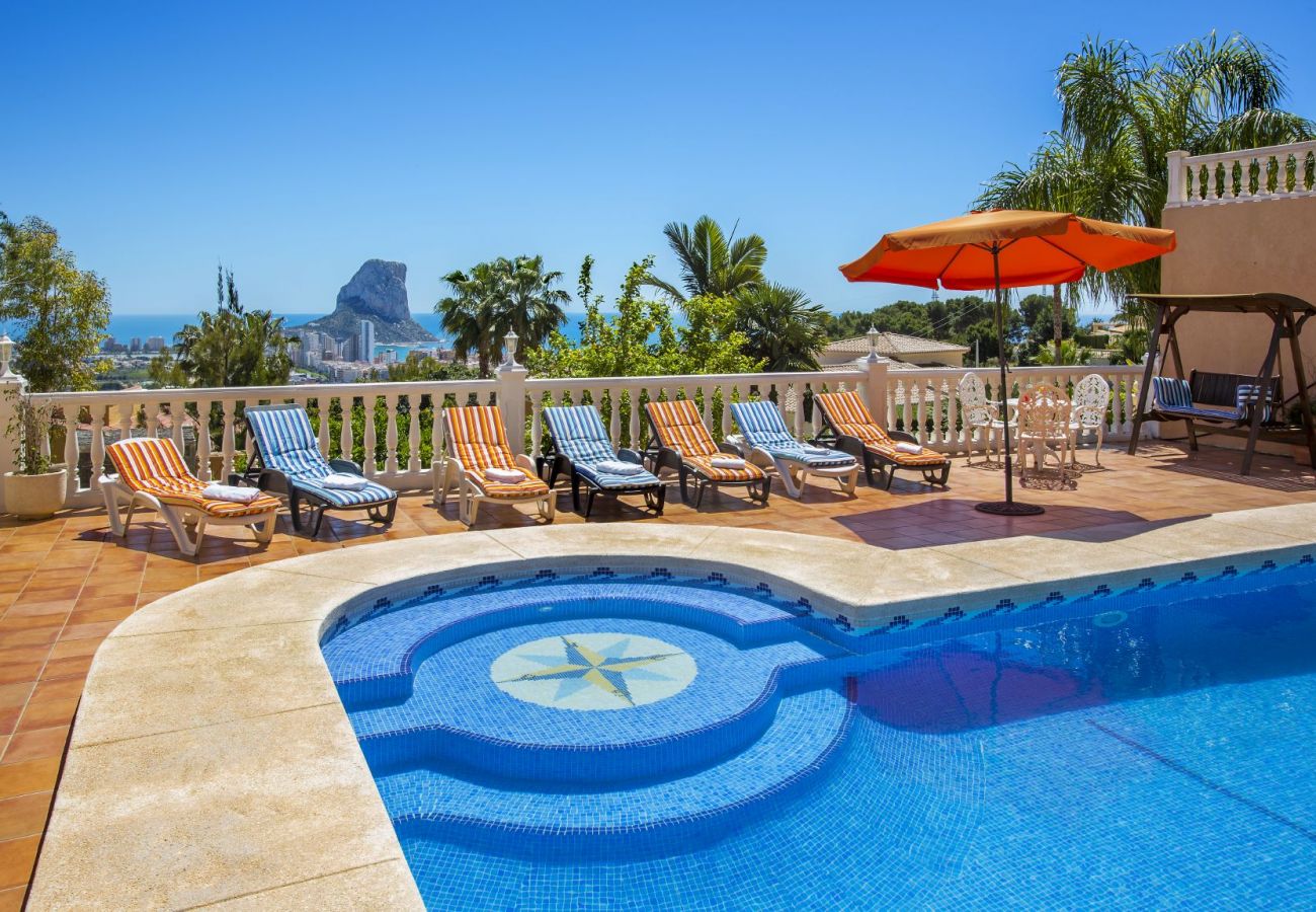 Villa à Calpe / Calp - Villa Malie - Villa de luxe avec vue sur la mer et jacuzzi