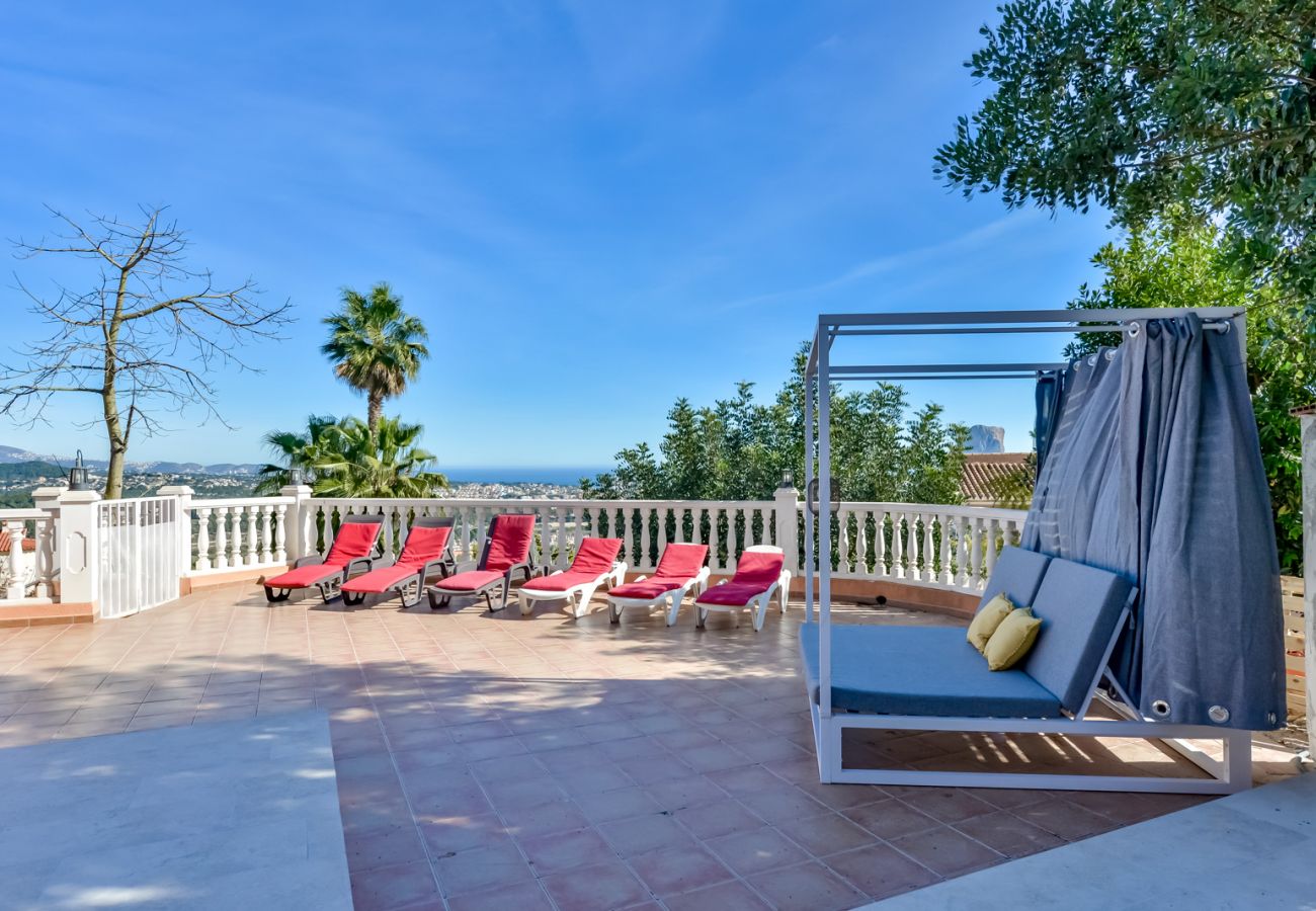 Villa à Calpe / Calp - Bellavista - Villa avec vue mer panoramique et grandes terrasses