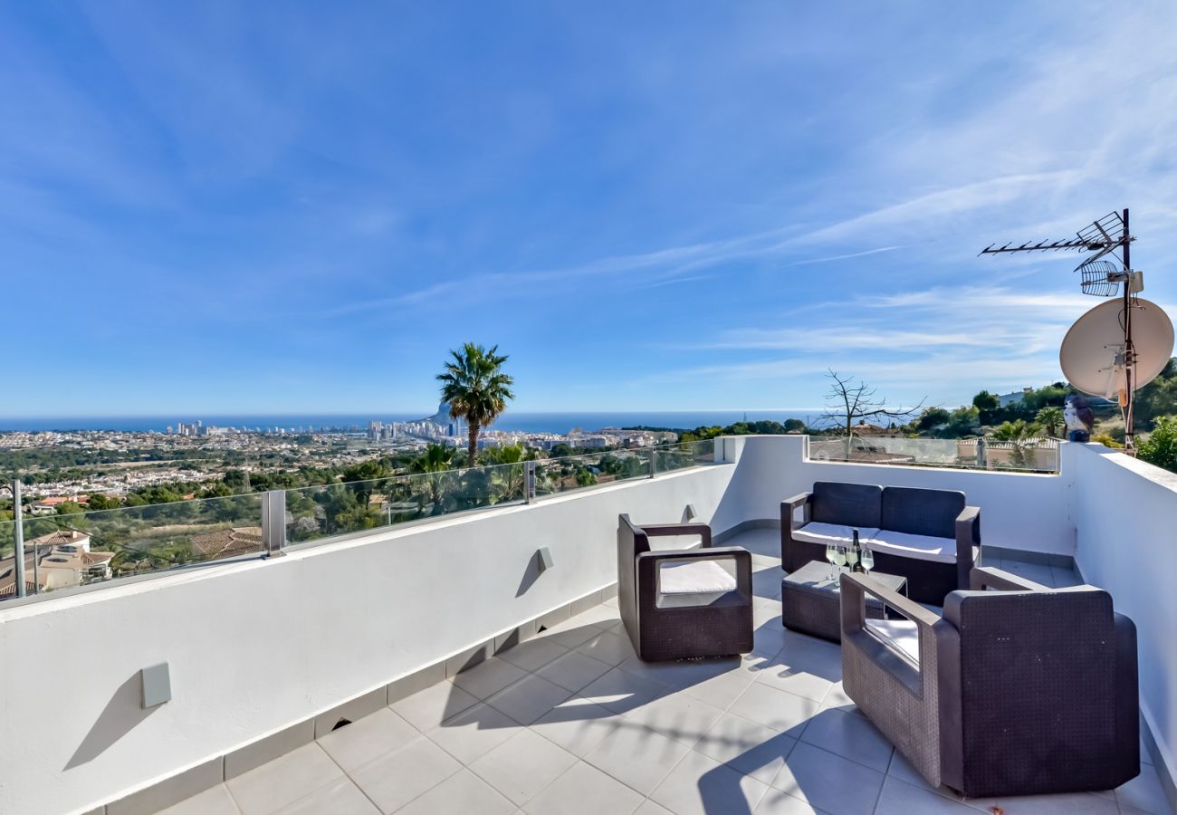 Villa à Calpe / Calp - Bellavista - Villa avec vue mer panoramique et grandes terrasses