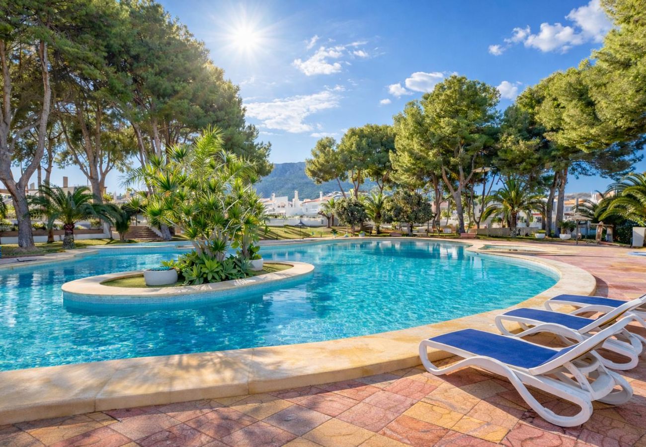 Maison mitoyenne à Calpe / Calp - Calpe Park, Maison mitoyenne avec terrasse et piscine · idéale pour les familles · parking inclus